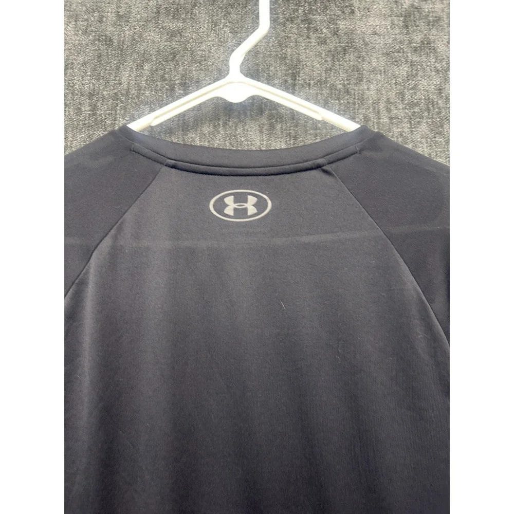 Under Armour Tech T Shirt‎ Mens XL Black Loose Fit Moisture Wicking Performance